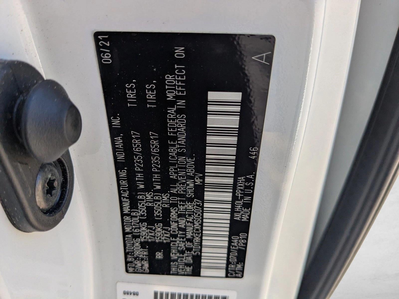 2021 Toyota Sienna XLE