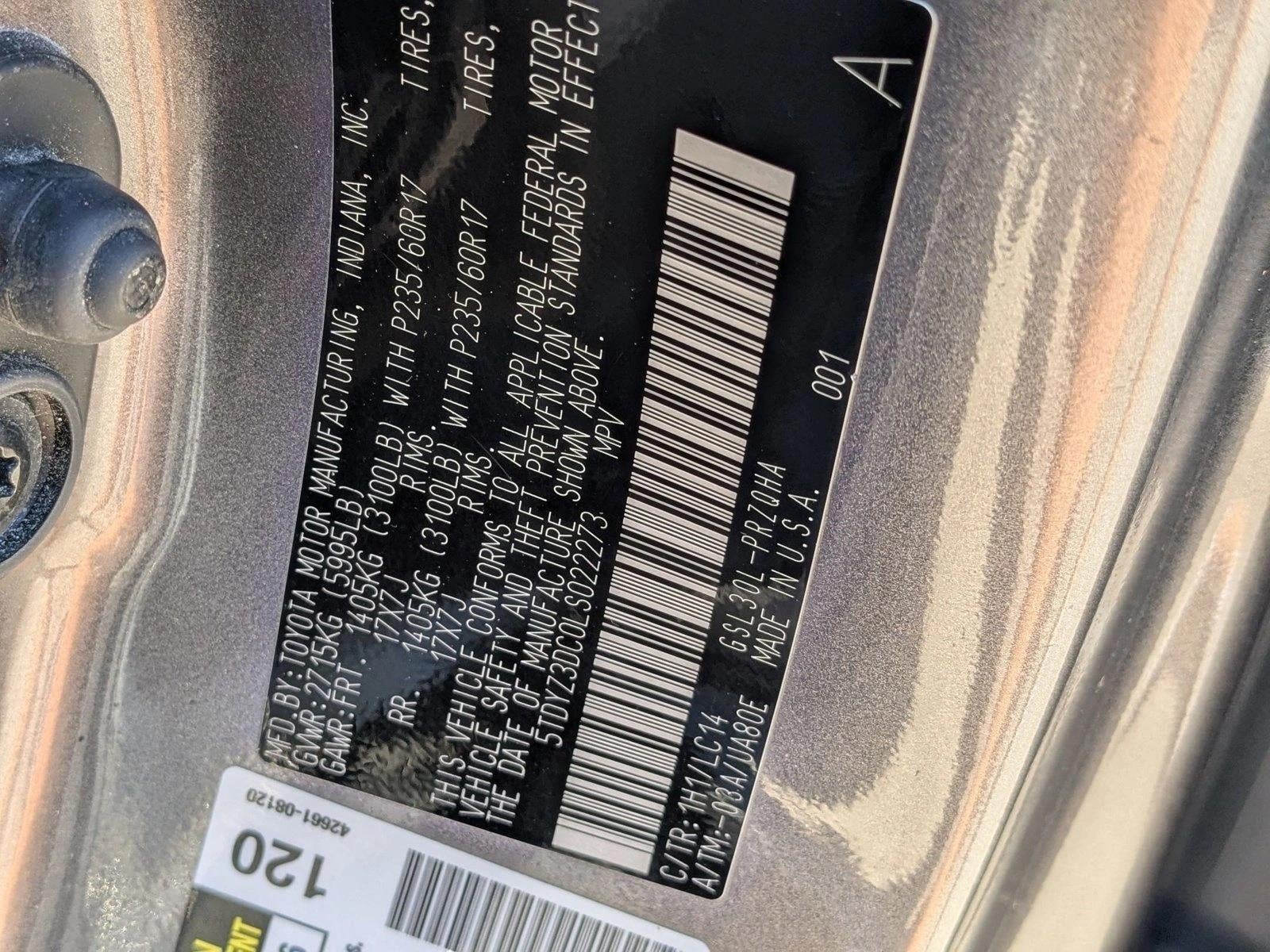 2020 Toyota Sienna XLE Auto Access Seat