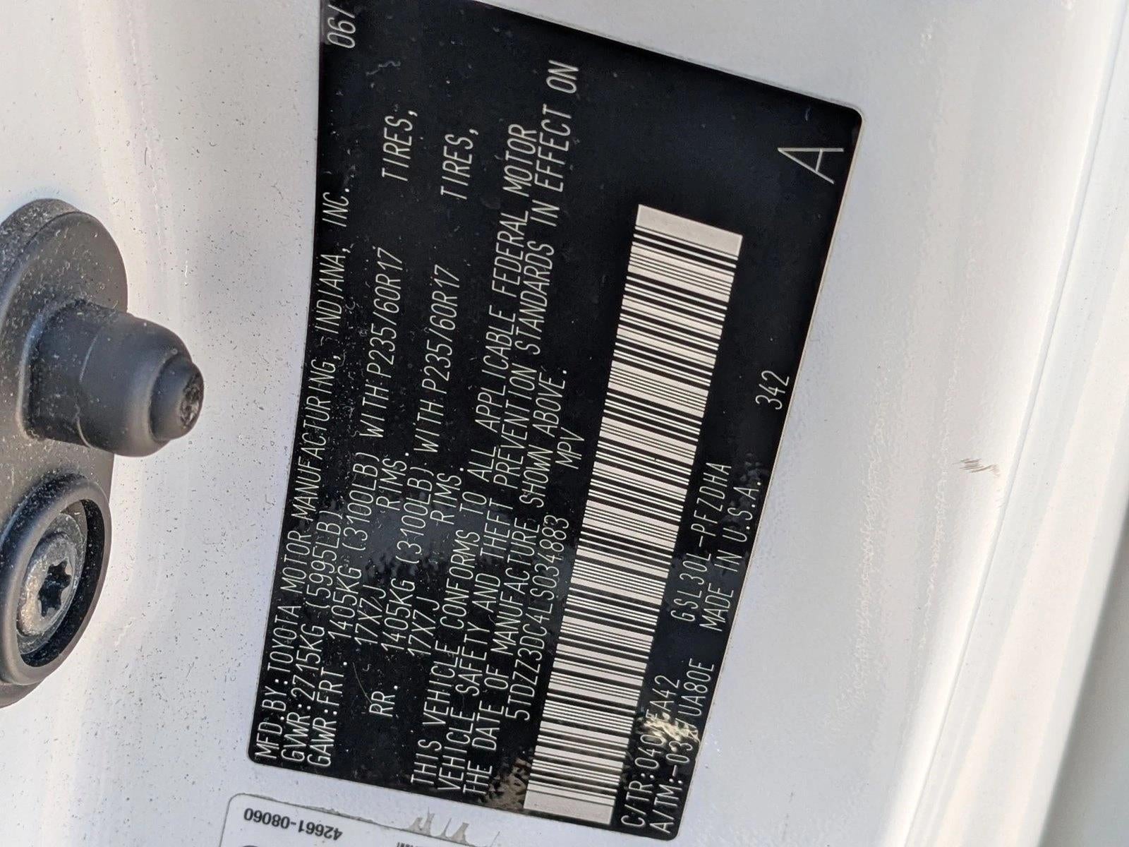 2020 Toyota Sienna L