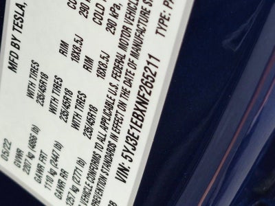 2022 Tesla Model 3 Long Range