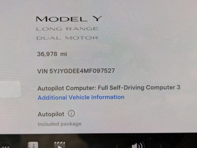 2021 Tesla Model Y Long Range
