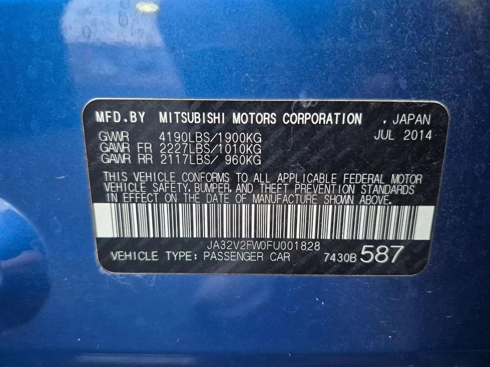 2015 Mitsubishi Lancer SE