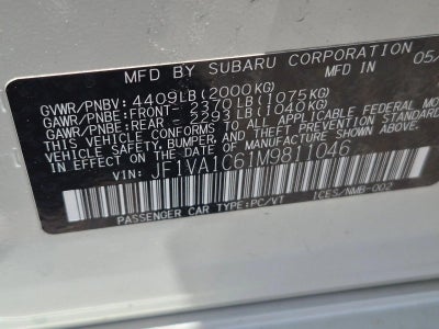 2021 Subaru WRX Premium