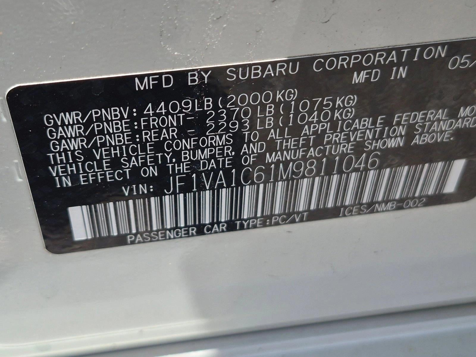 2021 Subaru WRX Premium