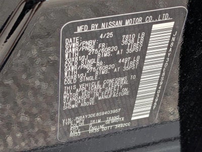 2025 Nissan Armada PRO-4X 4WD