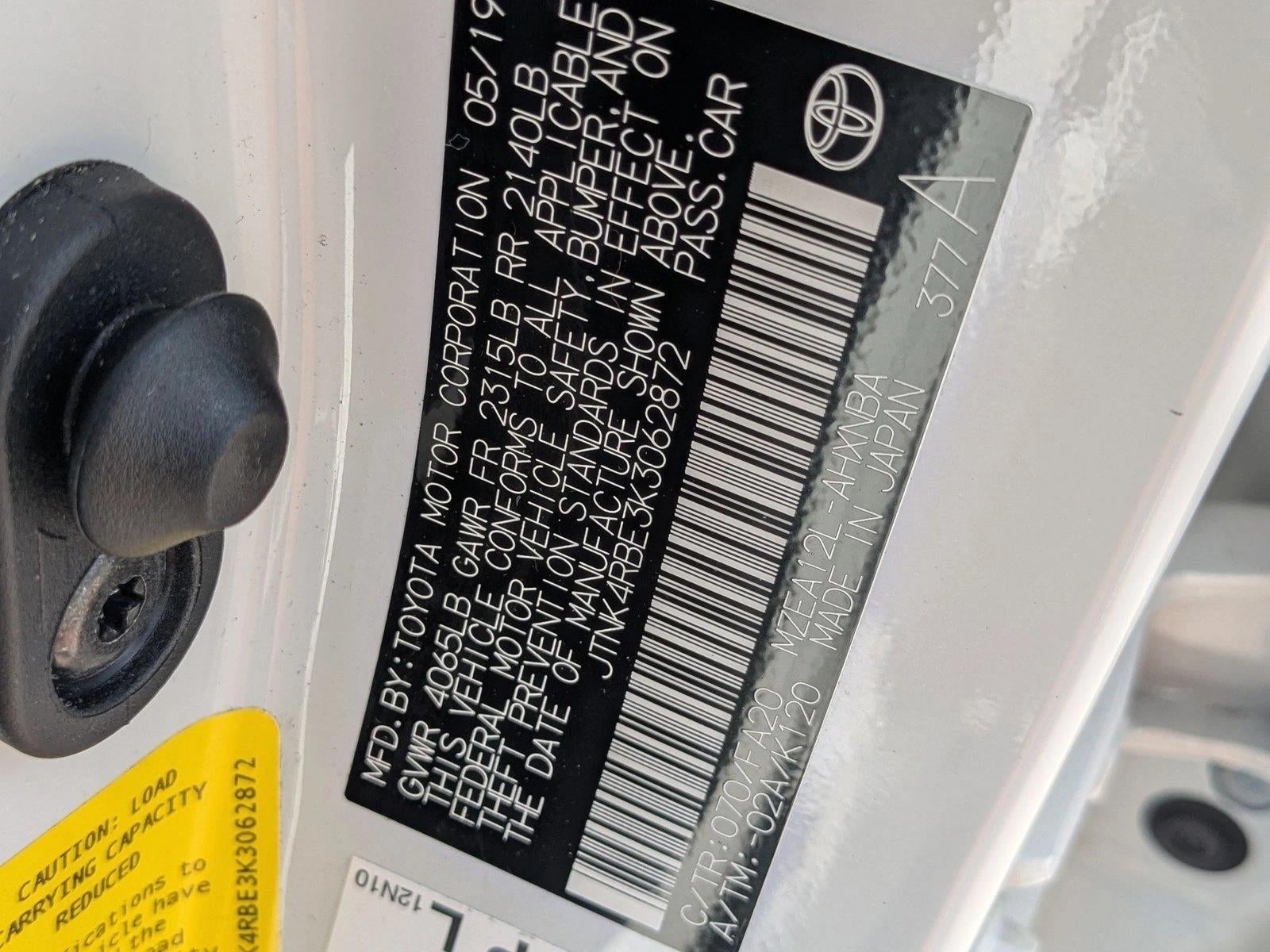 2019 Toyota Corolla Hatchback SE