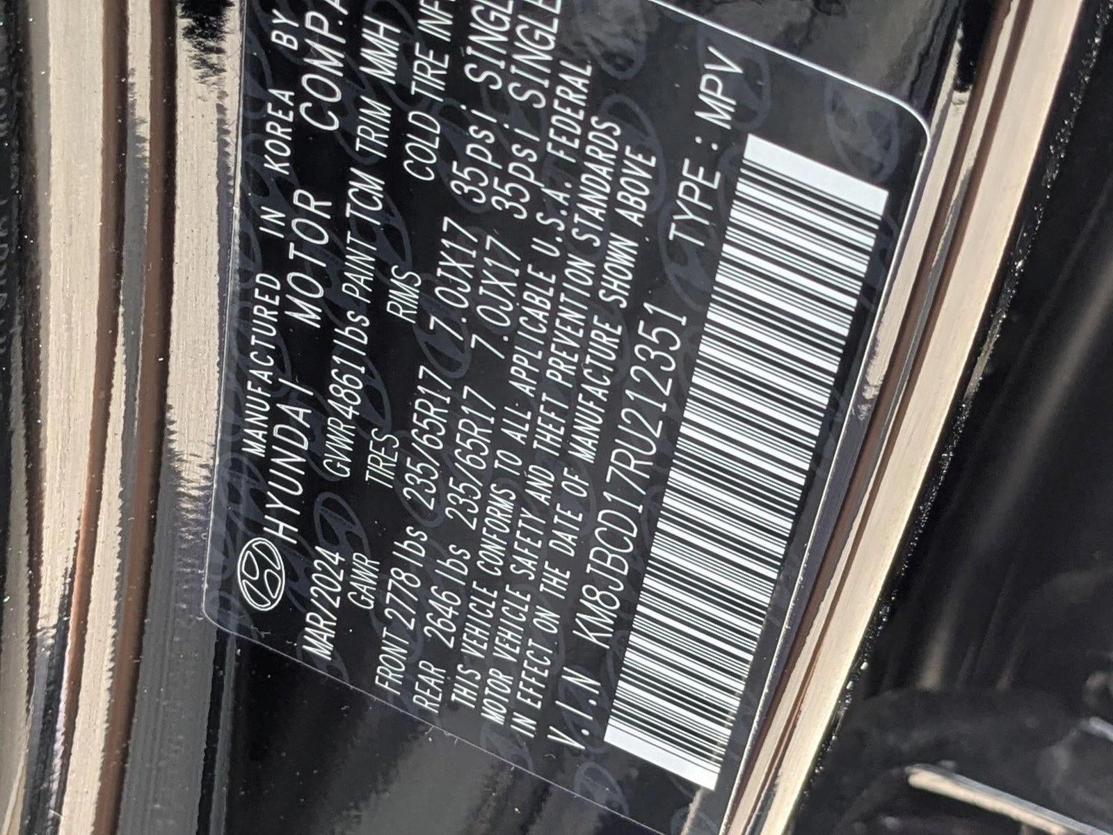 2024 Hyundai Tucson Hybrid Blue