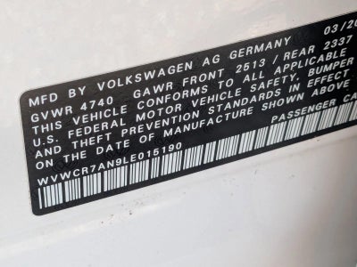 2020 Volkswagen Arteon 2.0T SEL