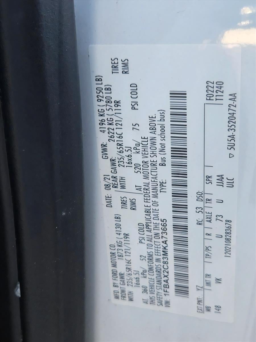 2021 Ford Transit Passenger Wagon XL