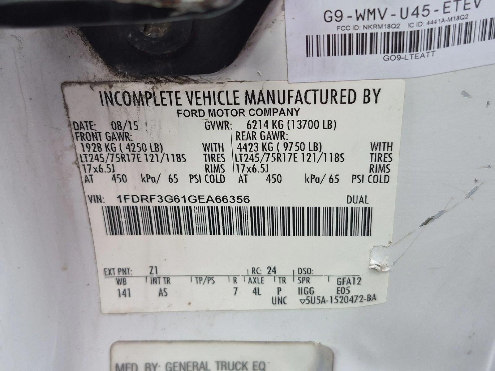 2016 Ford Super Duty F-350 DRW XL