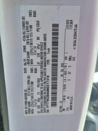 2021 Ford Super Duty F-250 SRW XL