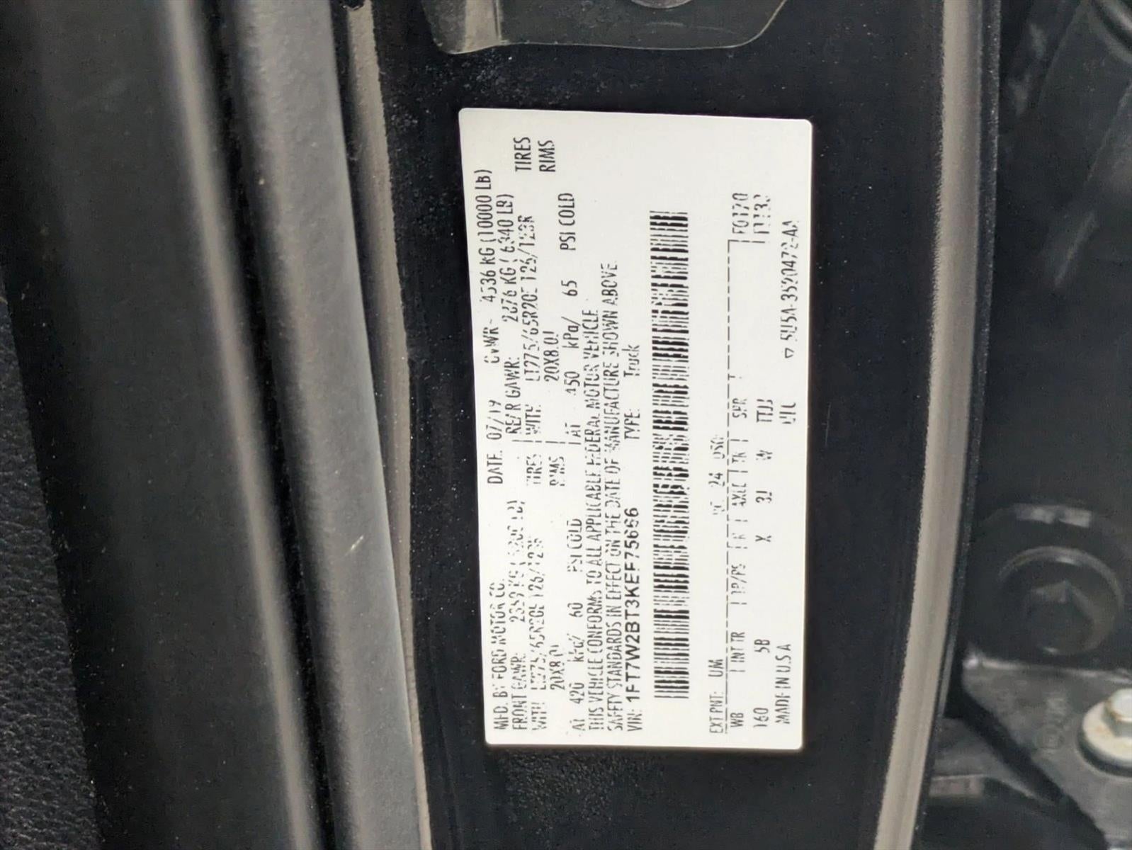 2019 Ford Super Duty F-250 SRW XL