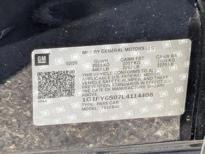 2020 Chevrolet Bolt EV LT