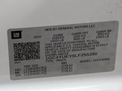 2020 Chevrolet Silverado 3500 HD LTZ DRW