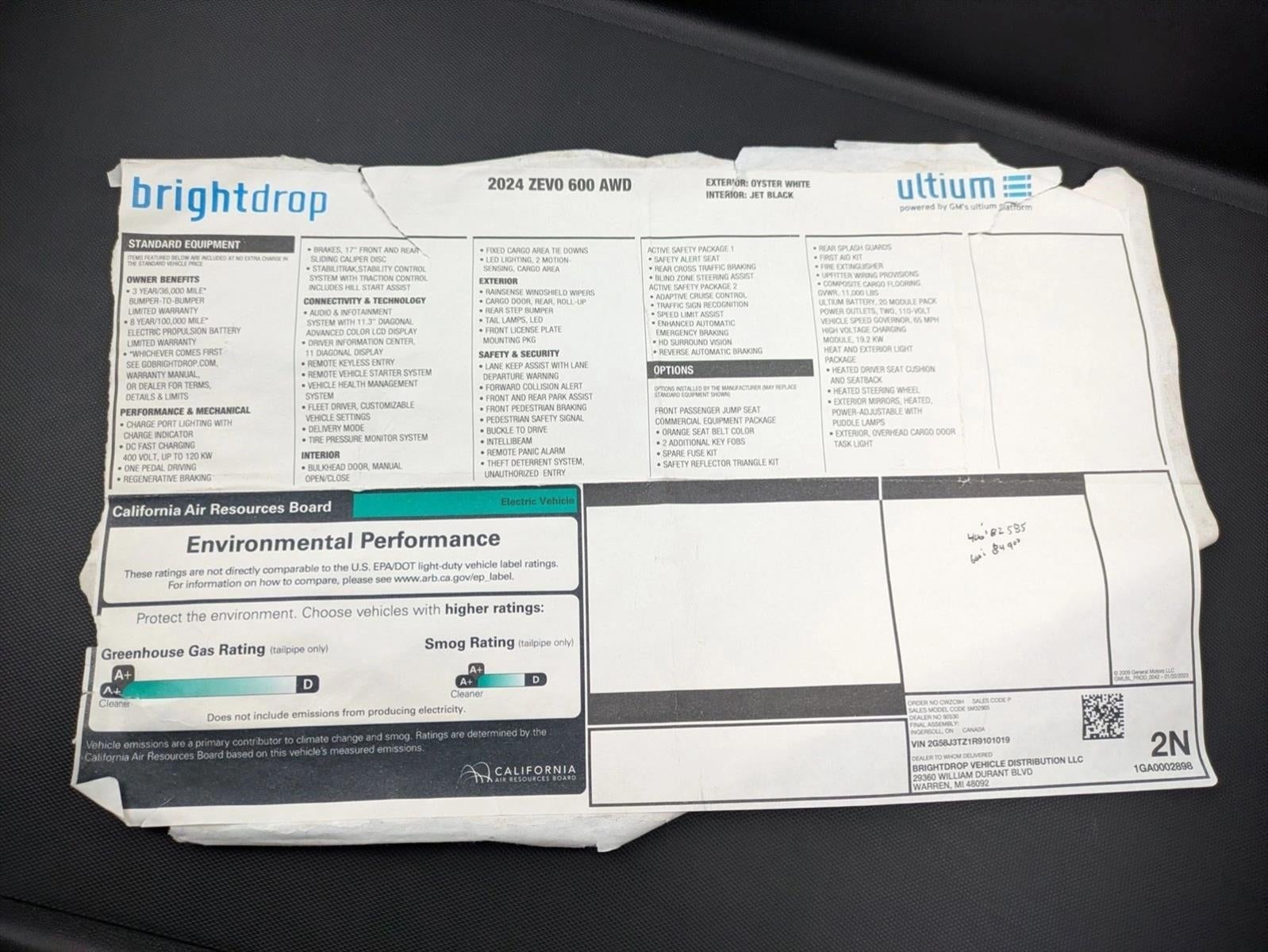 2024 BrightDrop Zevo 600 Base