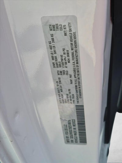 2025 RAM ProMaster Cargo Van Tradesman