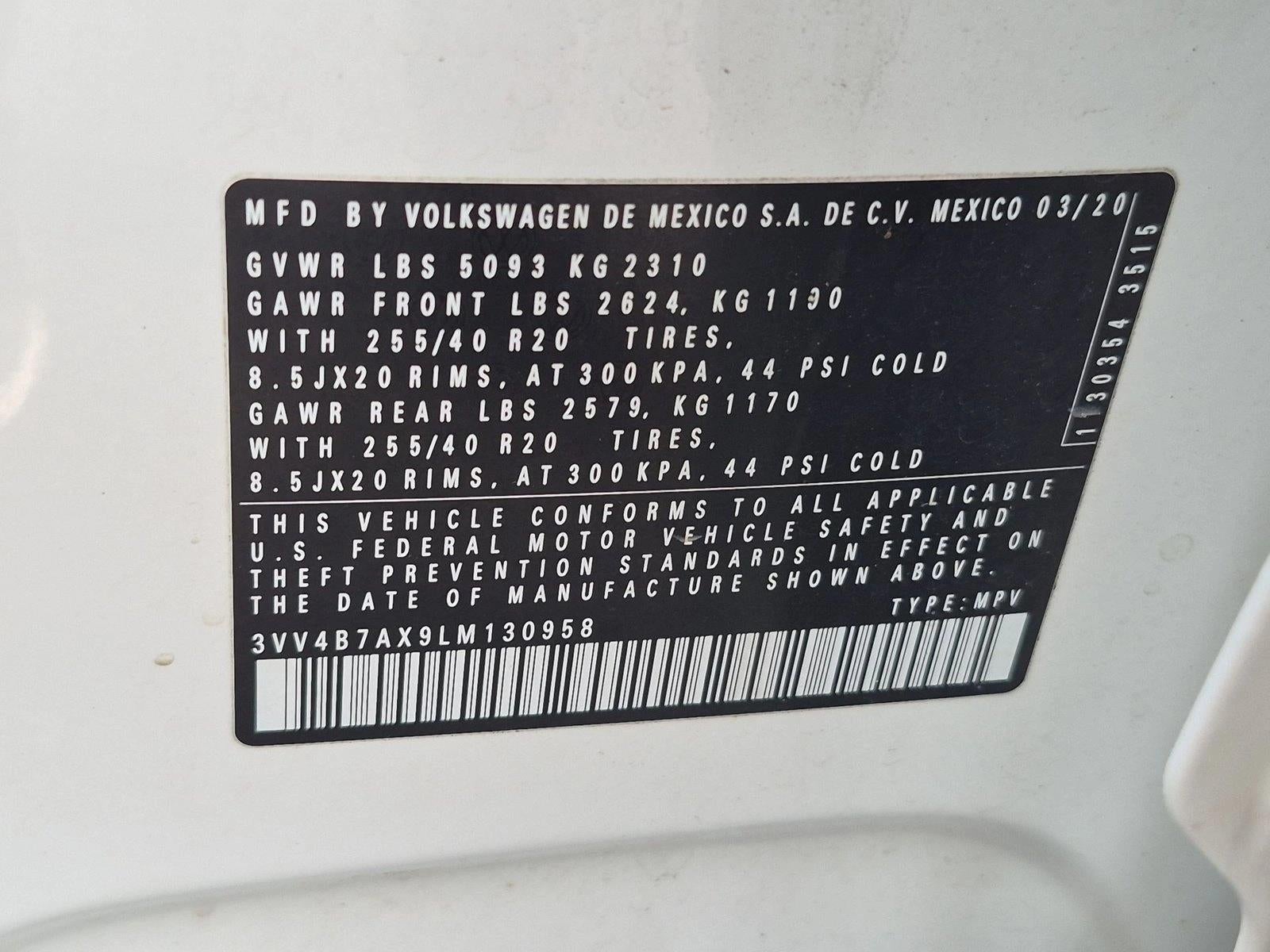 2020 Volkswagen Tiguan 2.0T SEL Premium R-Line