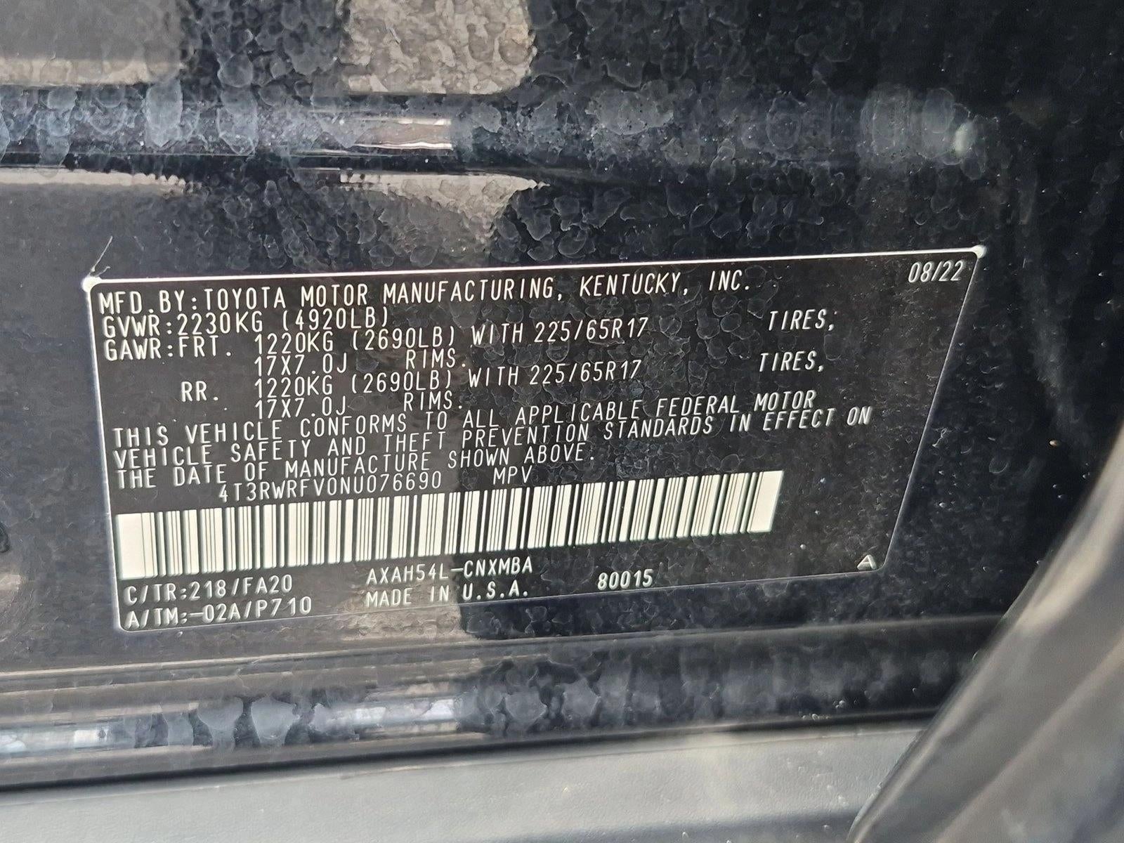 2022 Toyota RAV4 Hybrid XLE