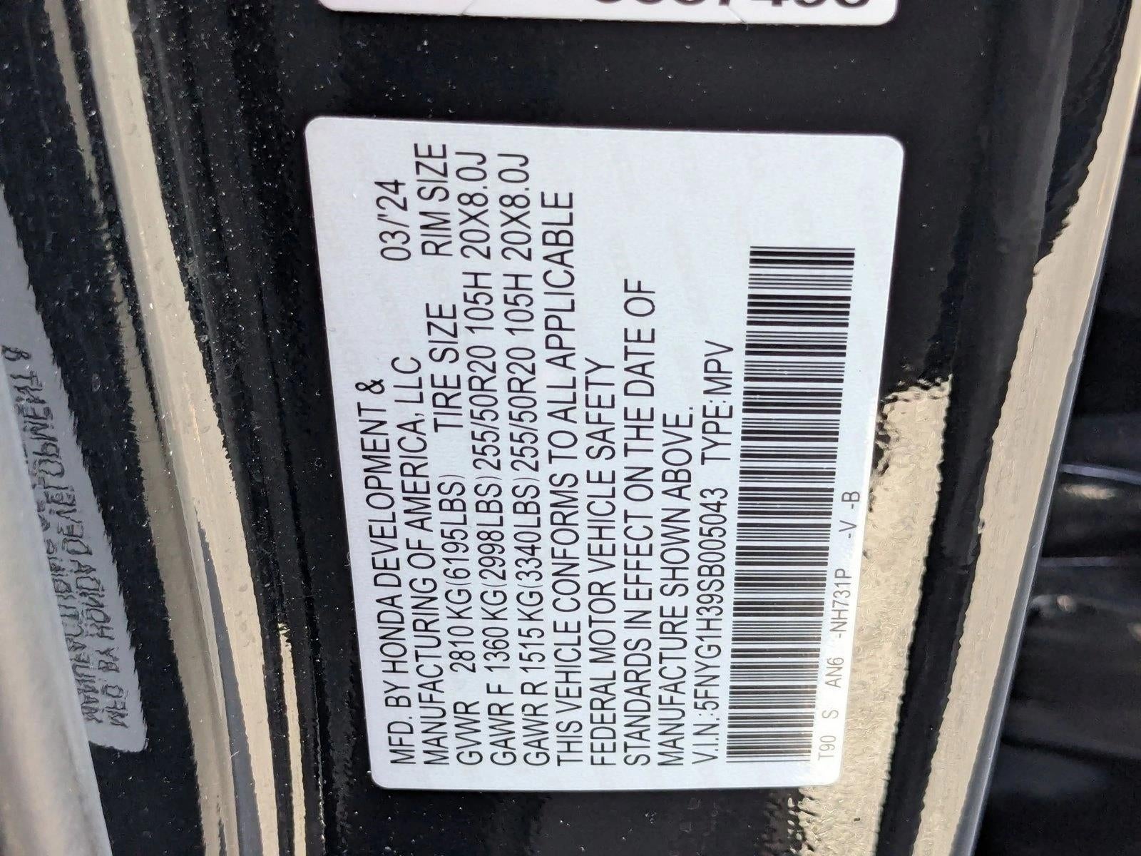 2025 Honda Pilot Sport