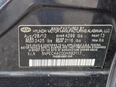 2013 Hyundai Sonata Limited