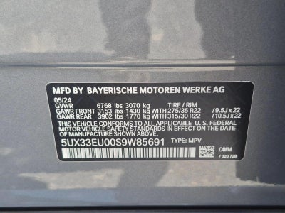 2025 BMW X5 M60i