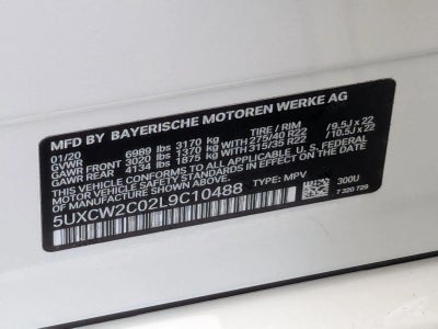 2020 BMW X7 xDrive40i