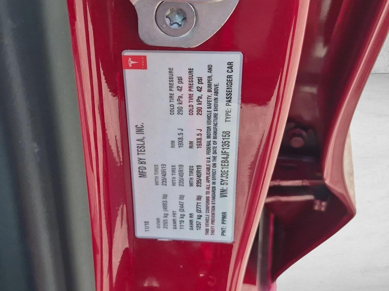 2018 Tesla Model 3 Long Range