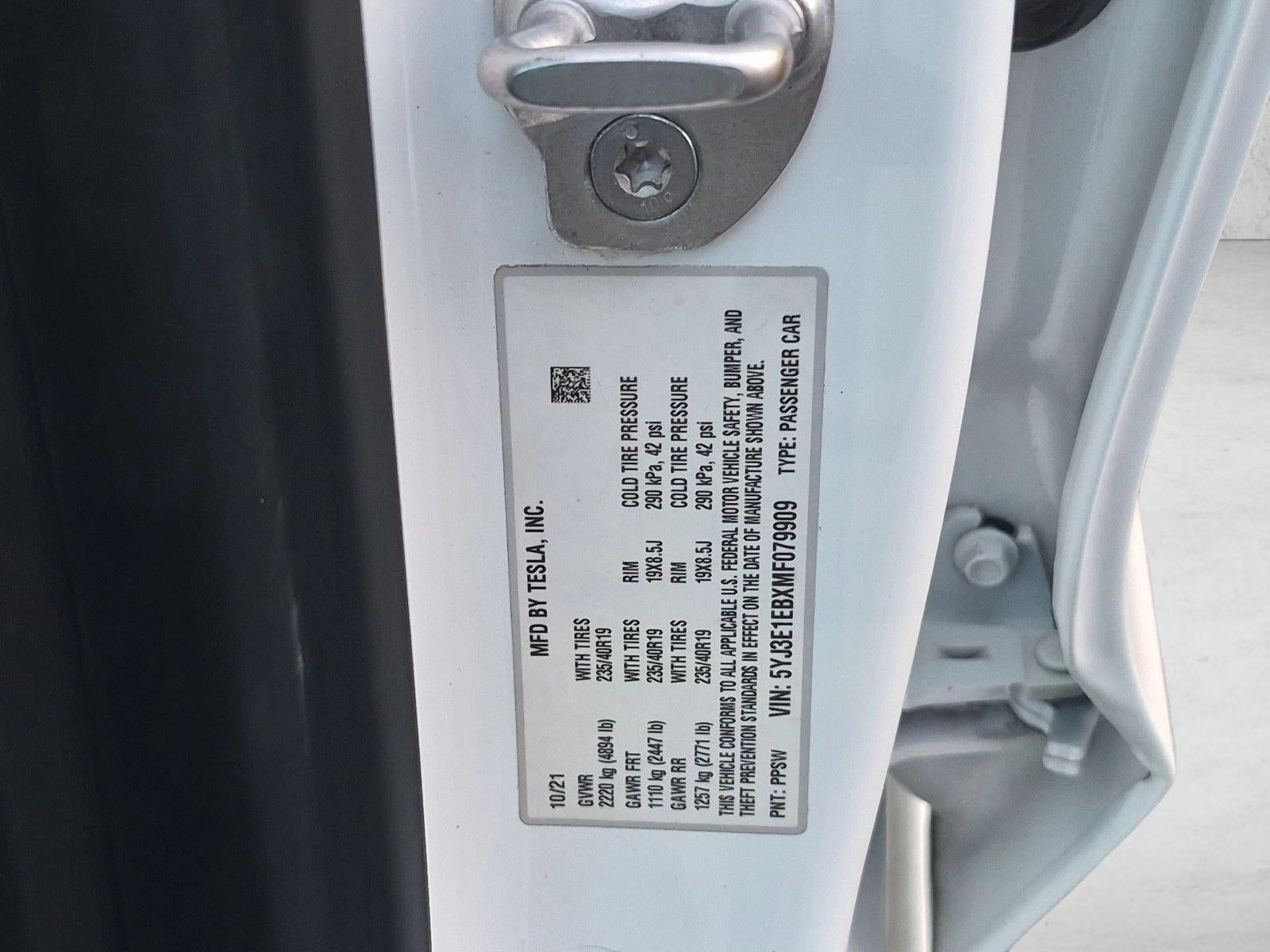 2021 Tesla Model 3 Long Range
