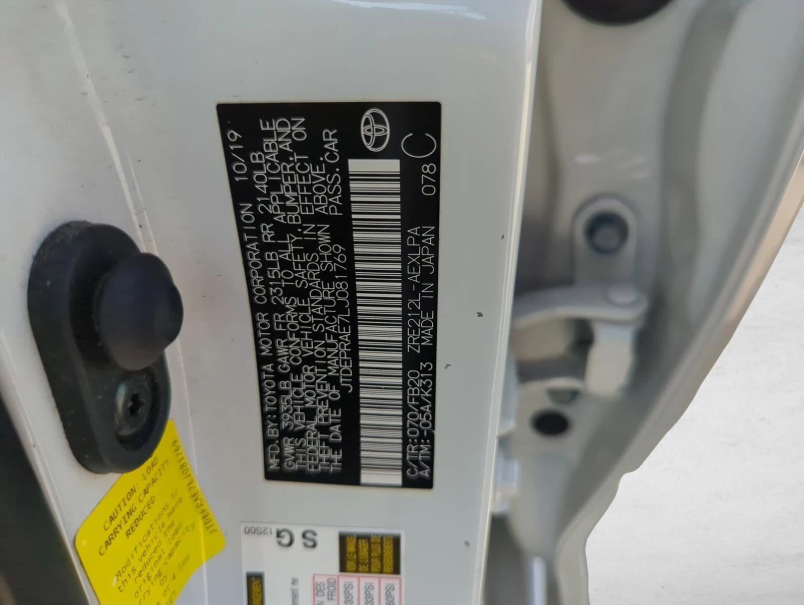 2020 Toyota Corolla LE