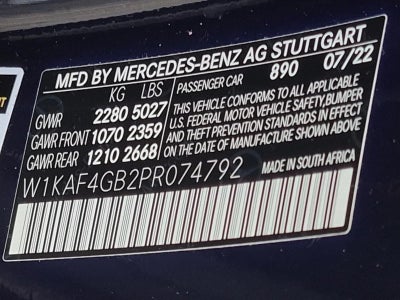 2023 Mercedes-Benz C 300 Sedan