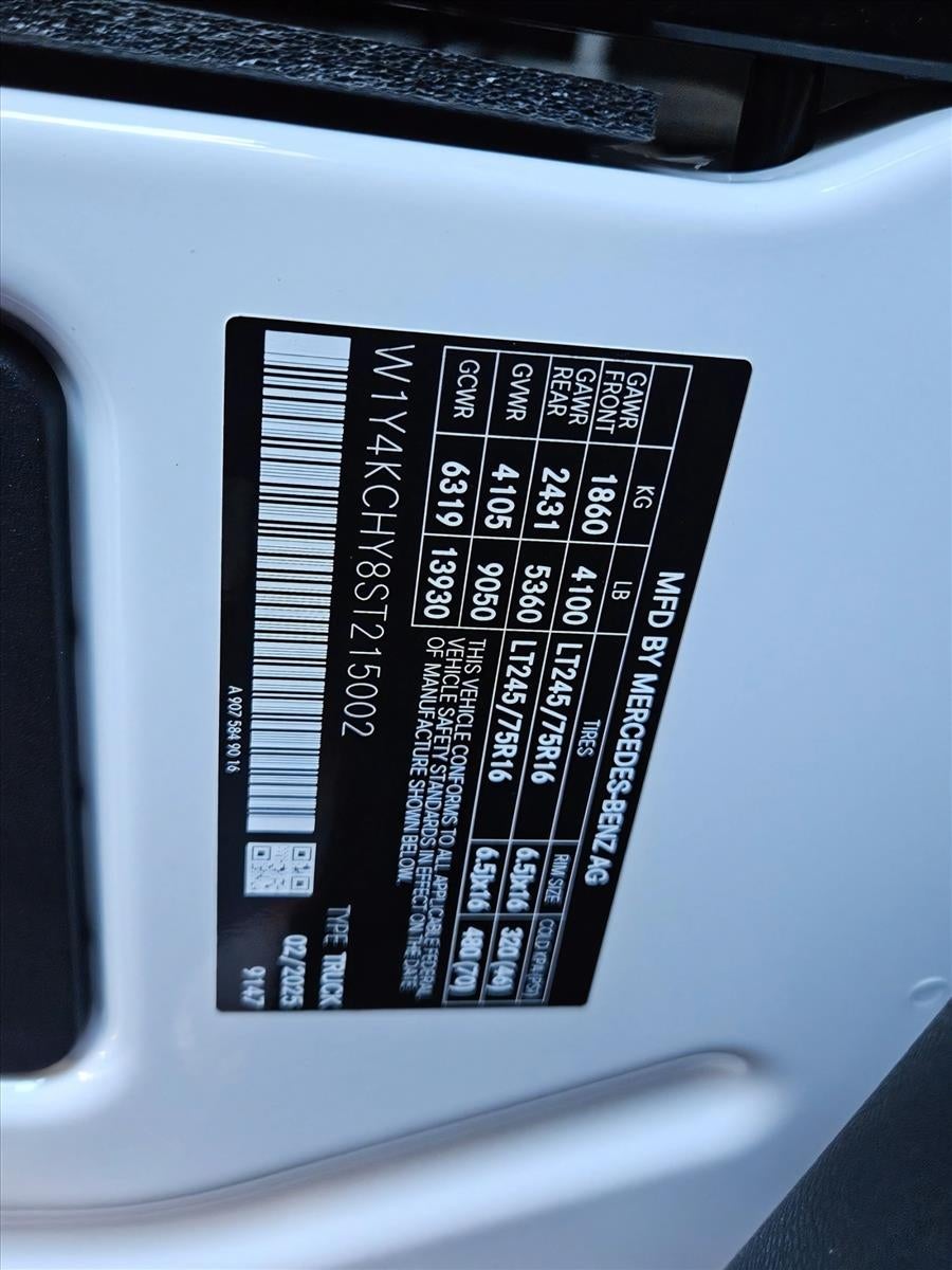 2025 Mercedes-Benz Sprinter Cargo Van Base