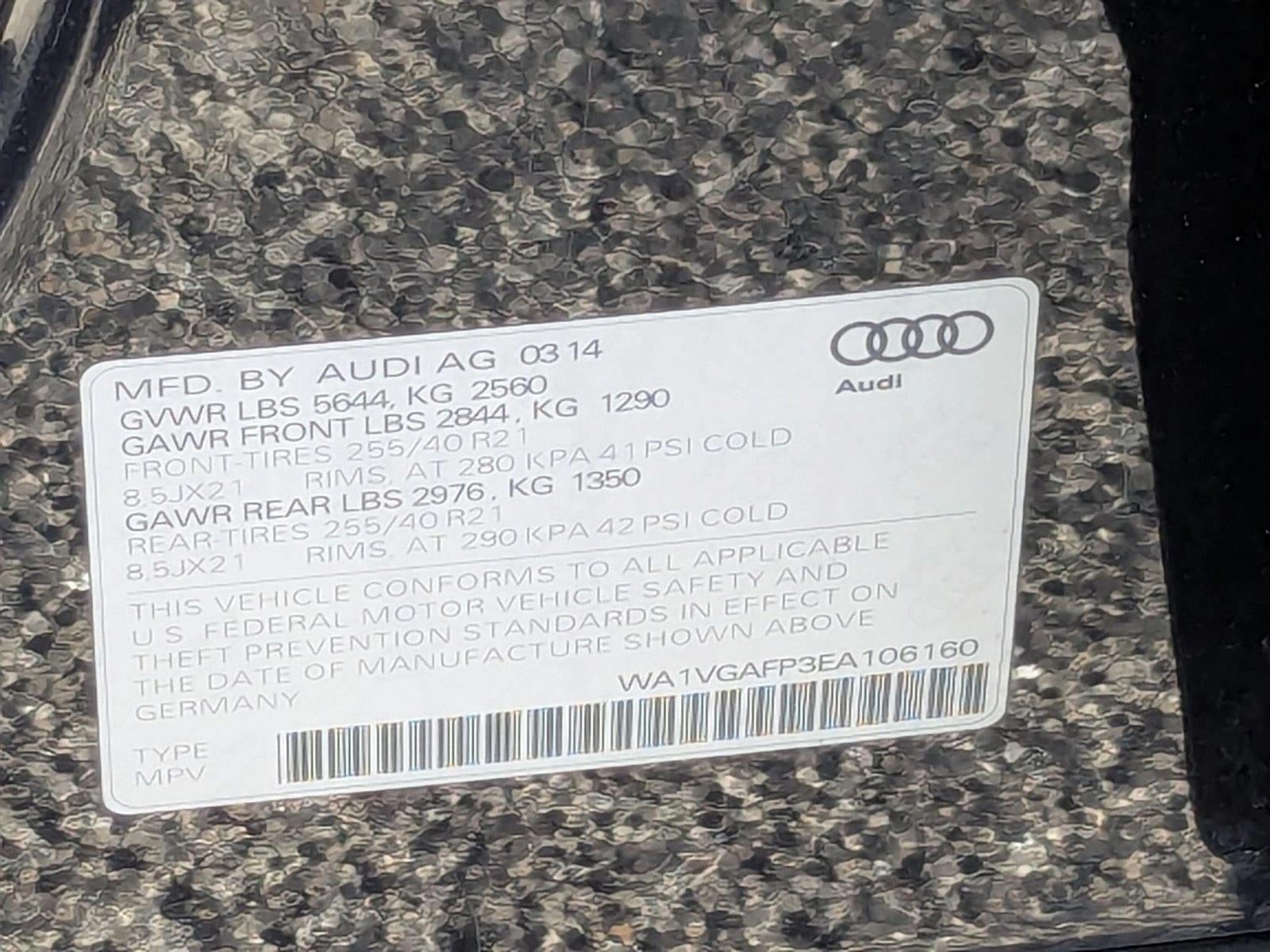 2014 Audi SQ5 Prestige