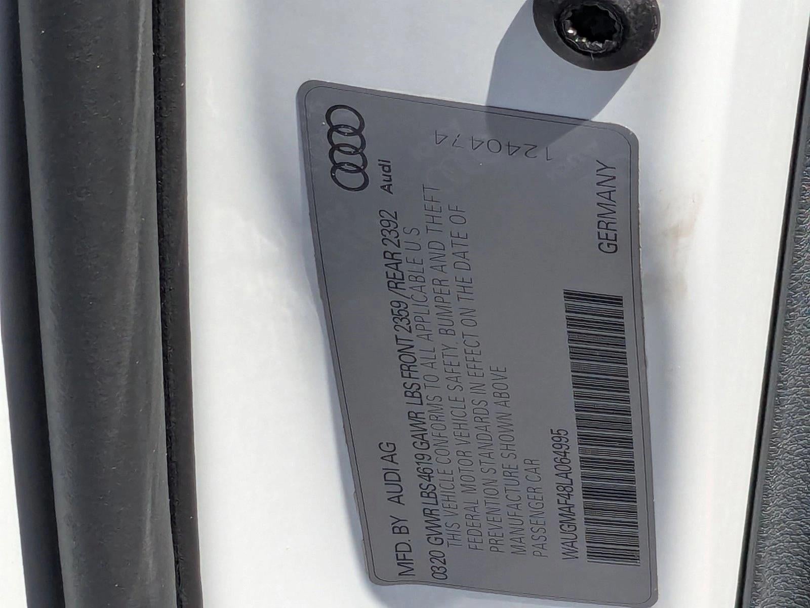 2020 Audi A4 Sedan Premium