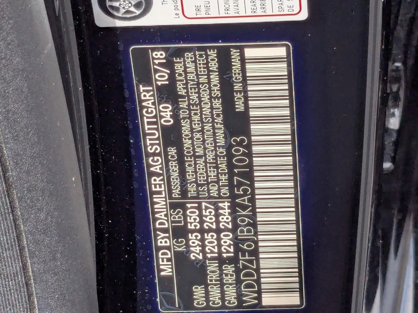 2019 Mercedes-Benz E-Class E 450