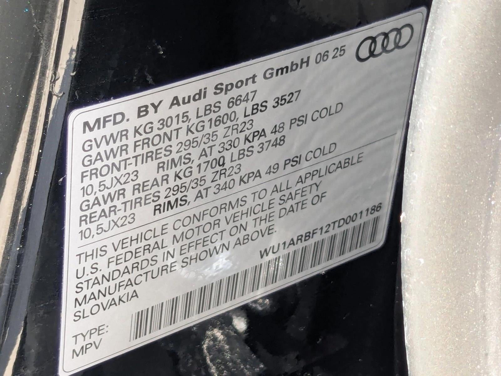 2026 Audi RS Q8 performance