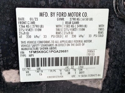 2023 Ford Explorer ST 4WD