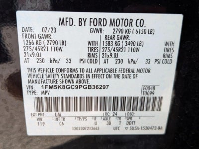 2023 Ford Explorer ST 4WD