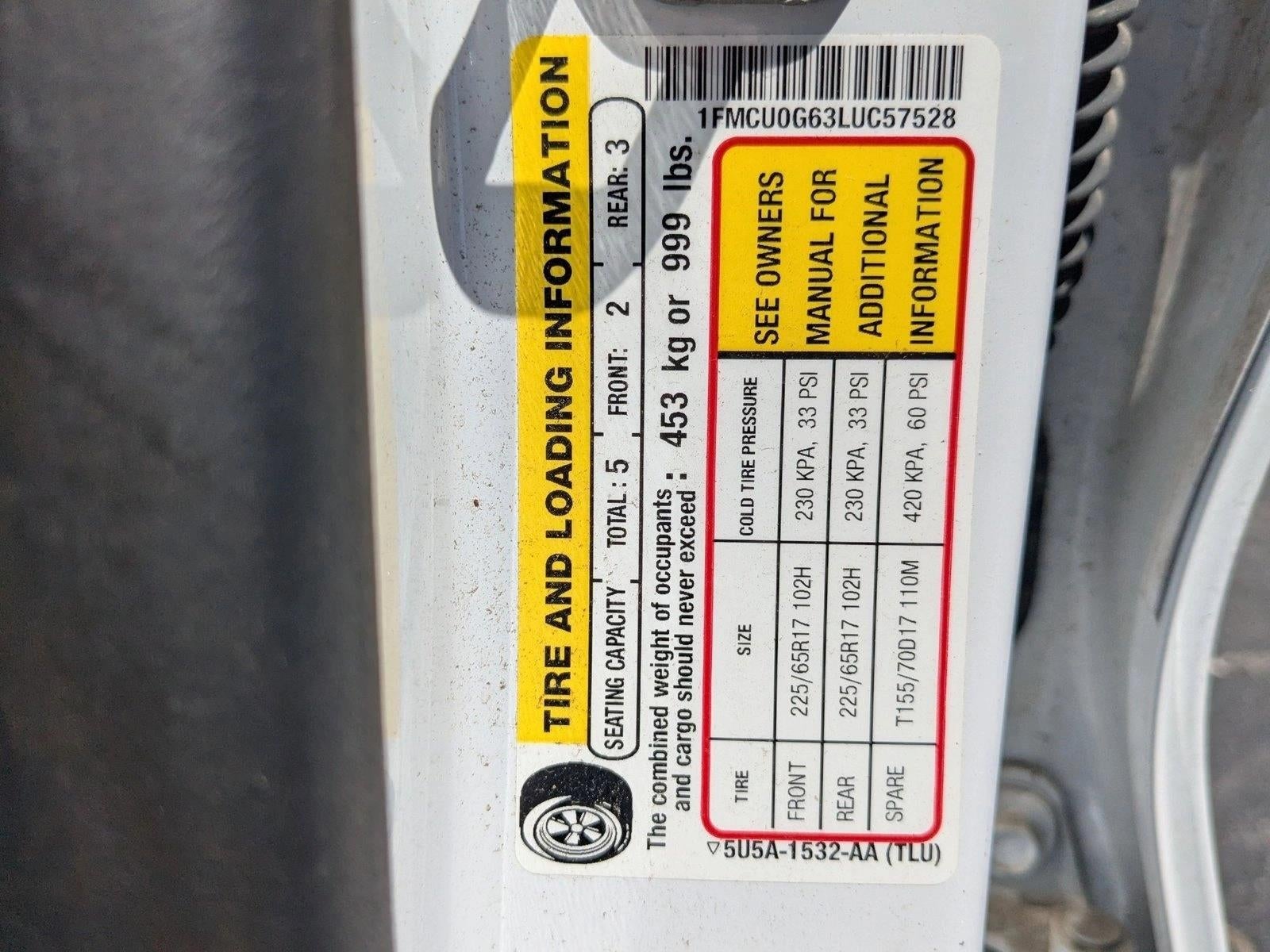 2020 Ford Escape SE FWD