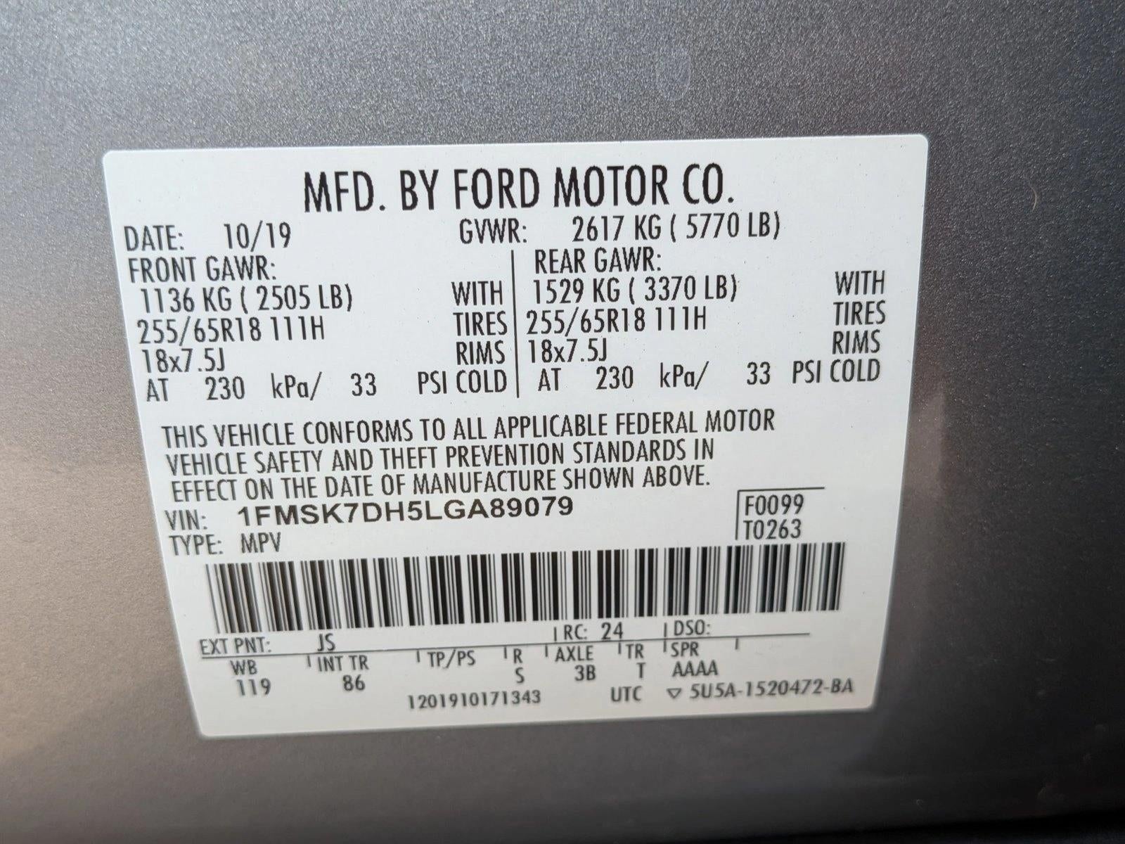 2020 Ford Explorer XLT RWD