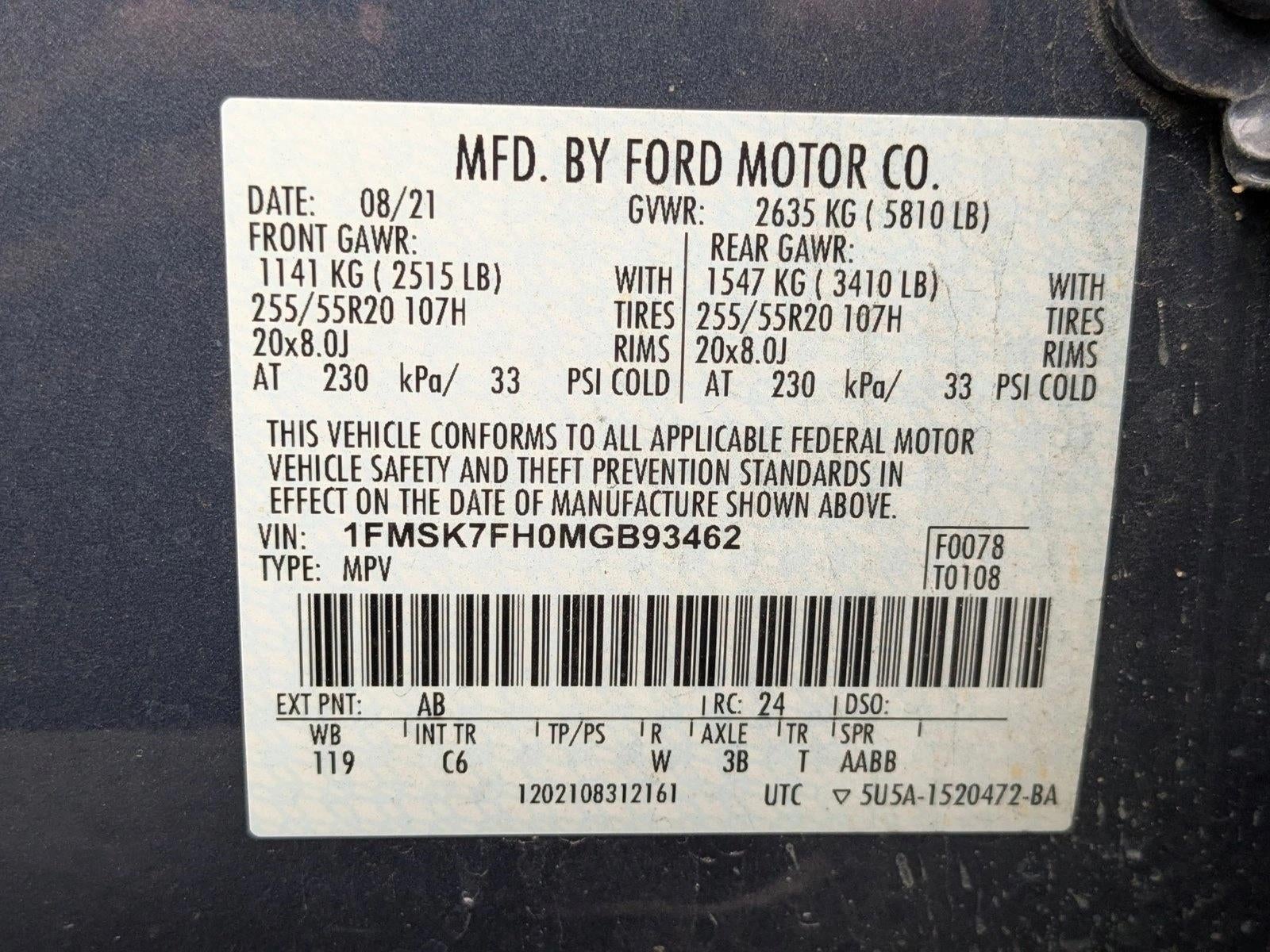 2021 Ford Explorer Limited RWD