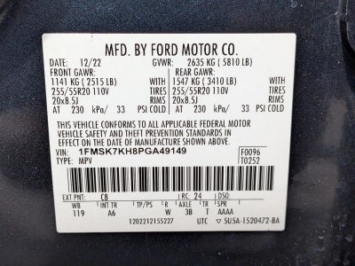2023 Ford Explorer ST-Line RWD