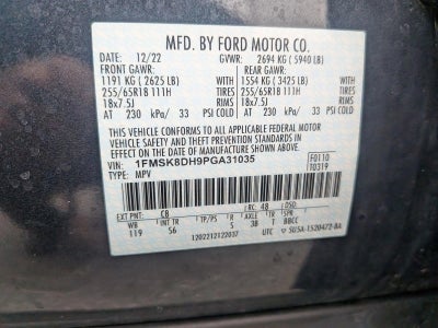 2023 Ford Explorer XLT 4WD