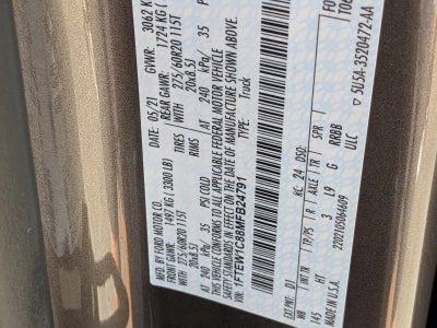 2021 Ford F-150 LARIAT 2WD SuperCrew 5.5' Box