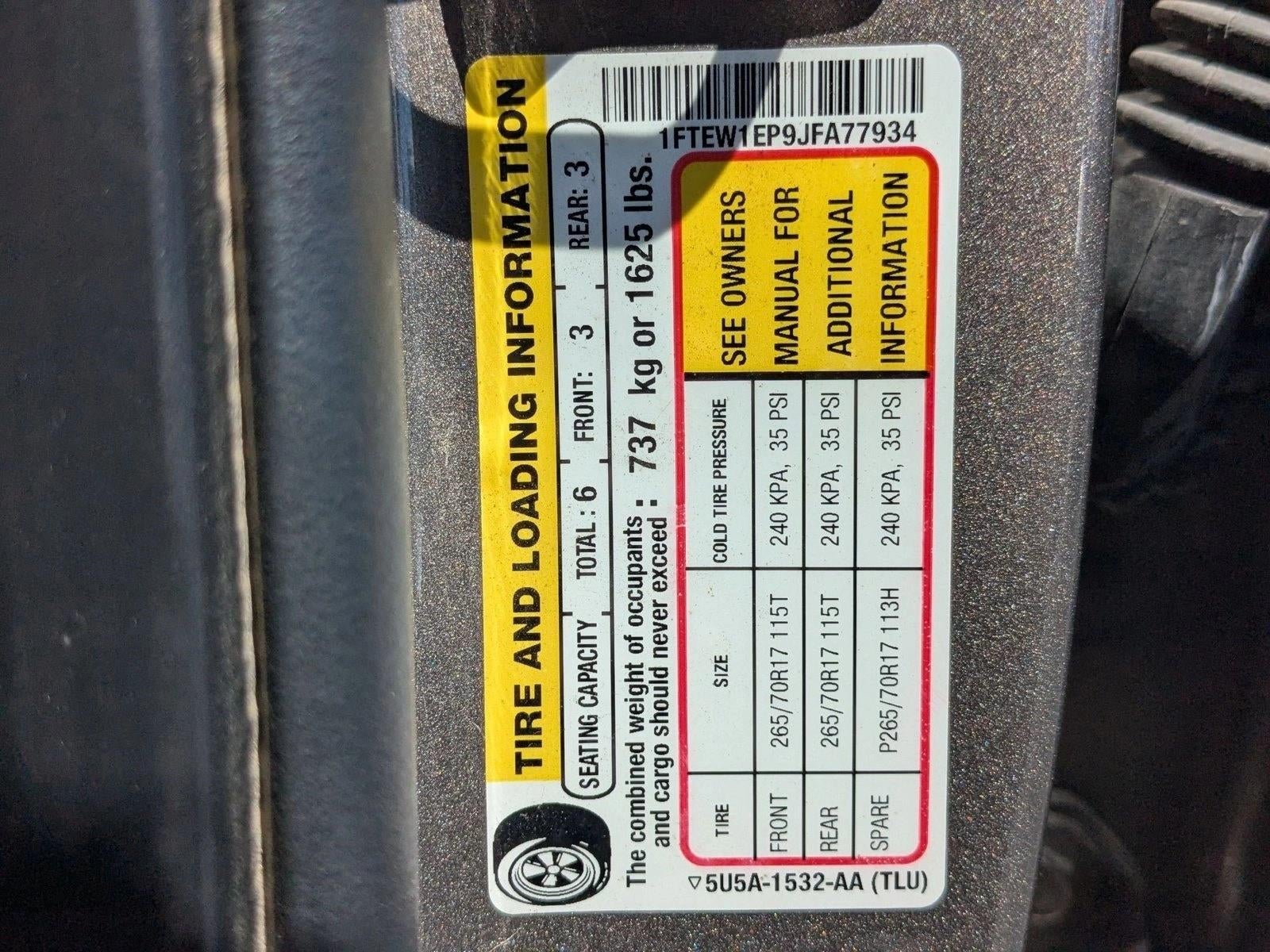 2018 Ford F-150 XLT 4WD SuperCrew 5.5' Box