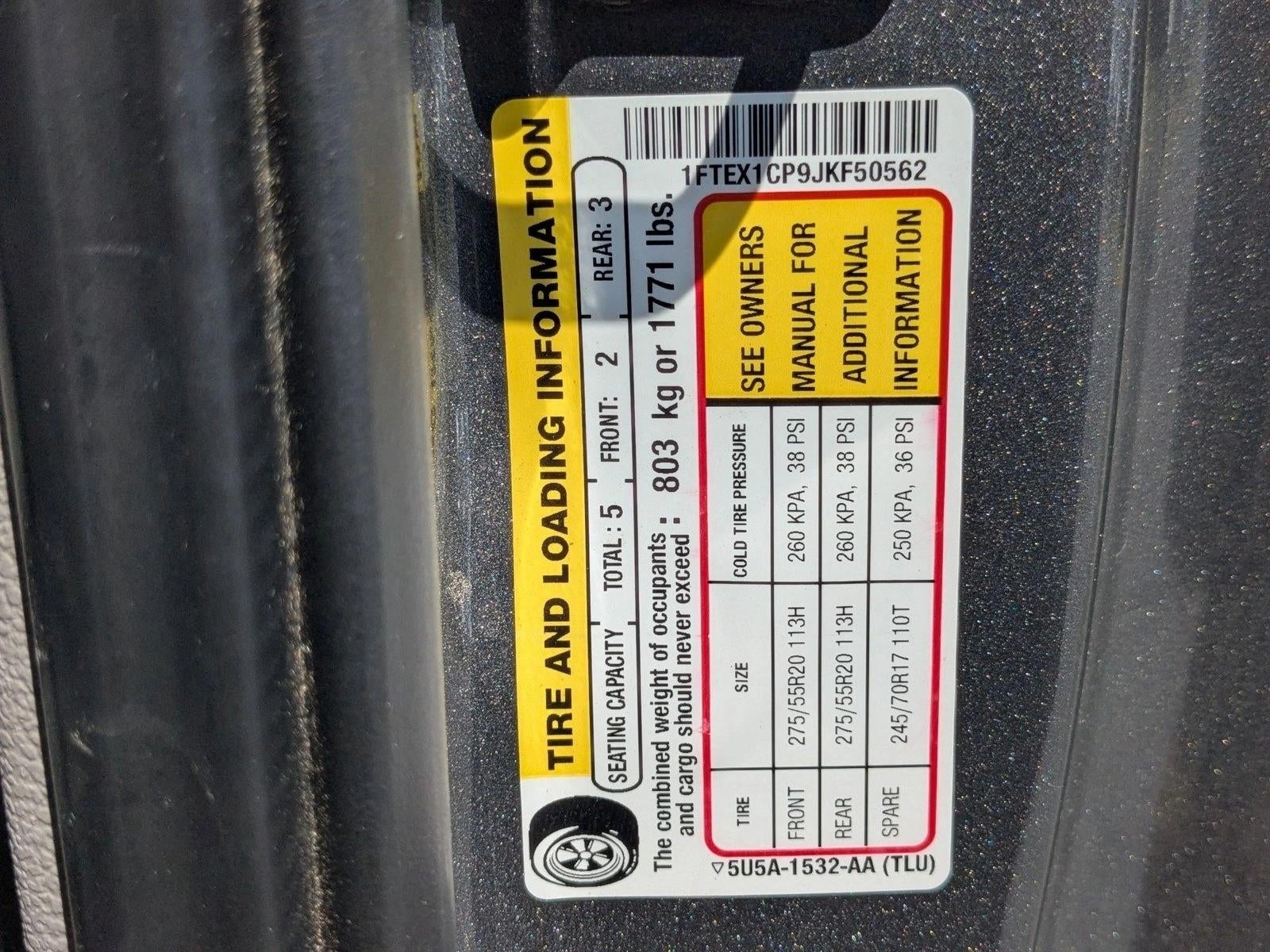 2018 Ford F-150 XL 2WD SuperCab 6.5' Box STX