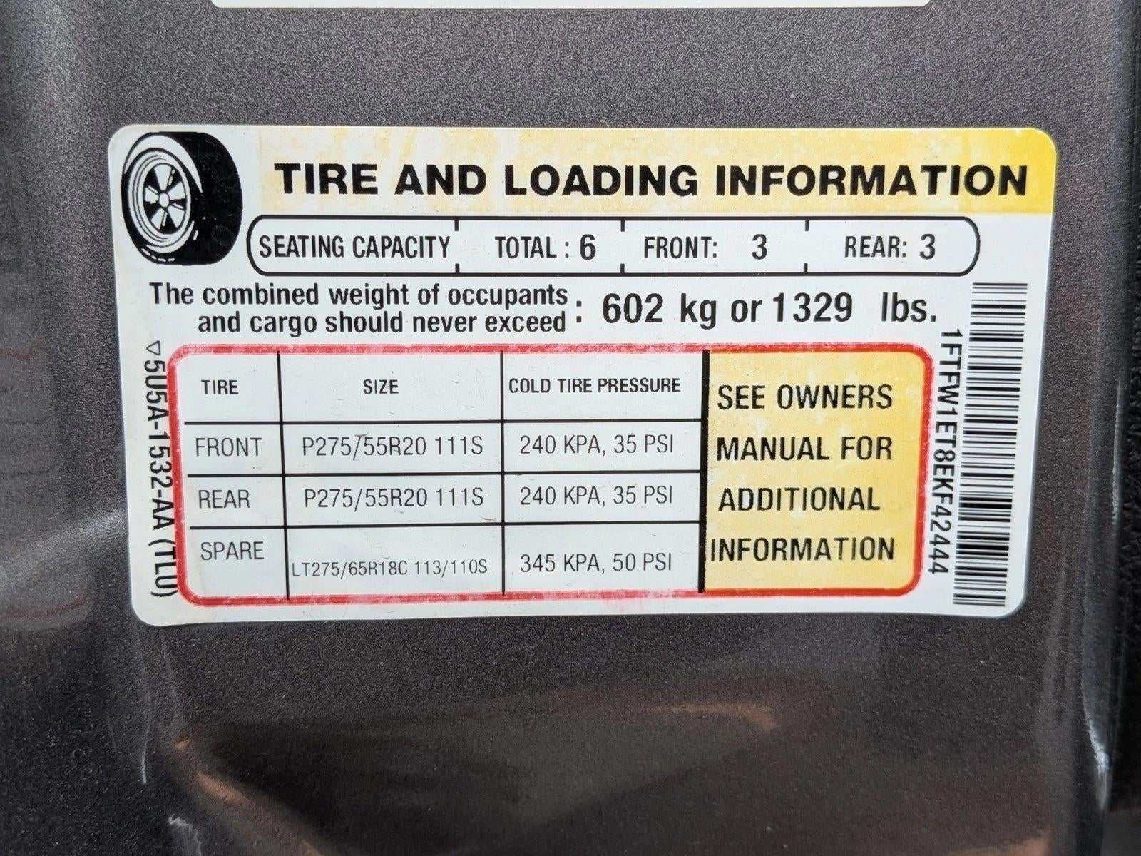 2014 Ford F-150 4WD SuperCrew 5-1/2 Ft Box XLT