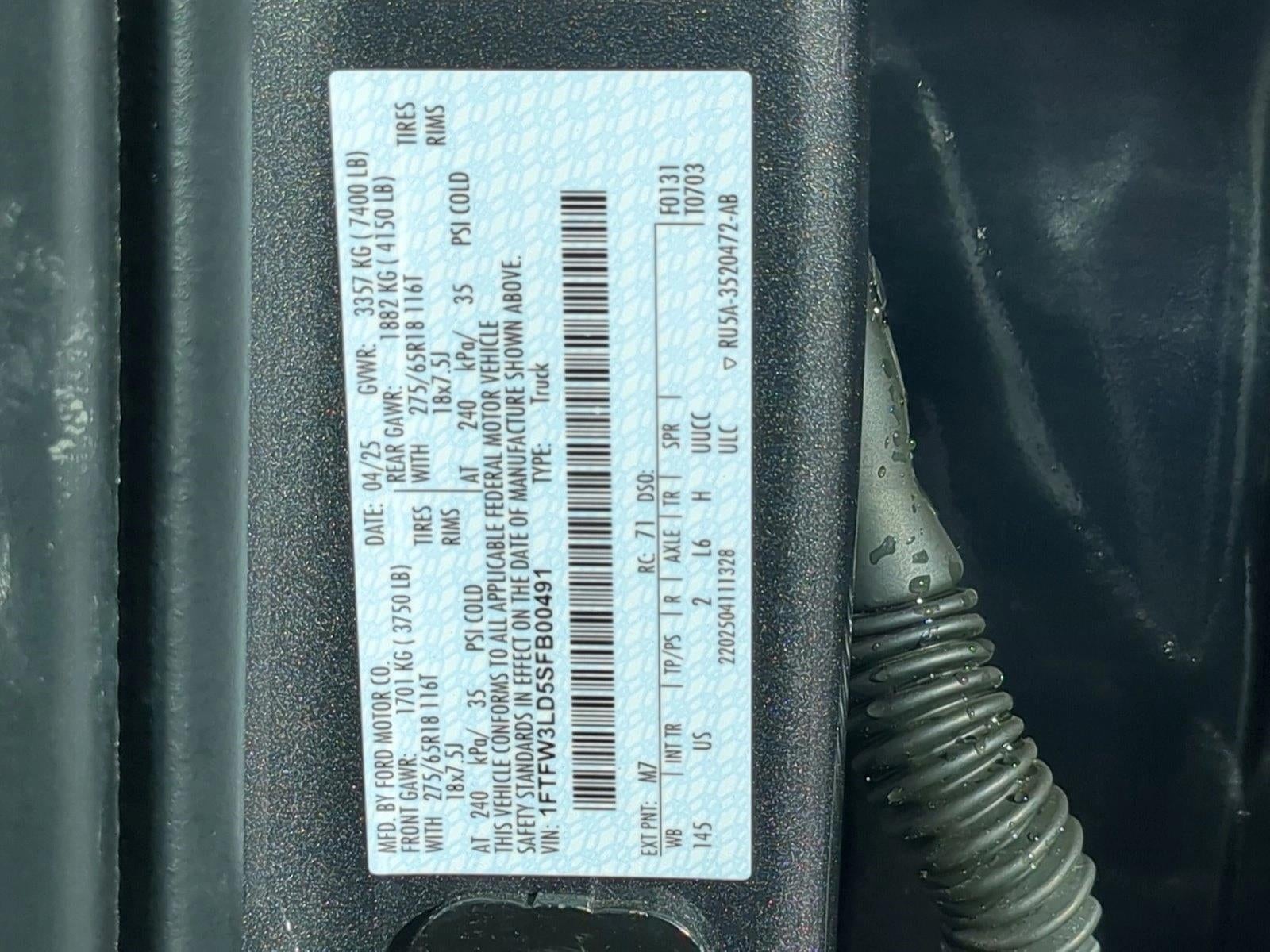 2025 Ford F-150 XLT 4WD SuperCrew 5.5' Box