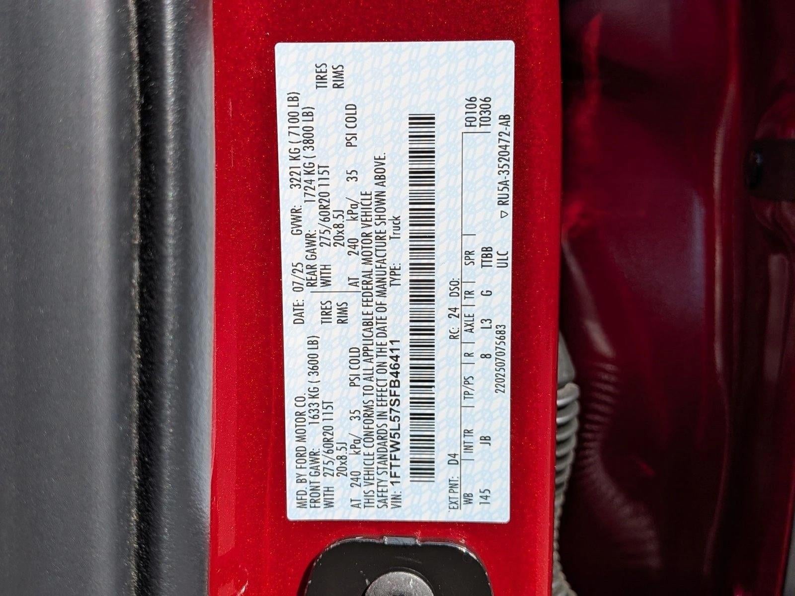 2025 Ford F-150 LARIAT 4WD SuperCrew 5.5' Box