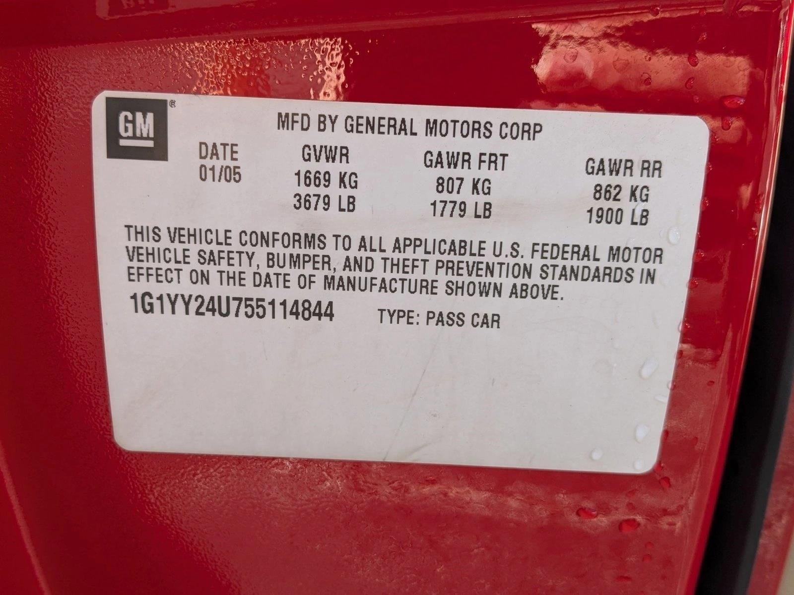 2005 Chevrolet Corvette Base