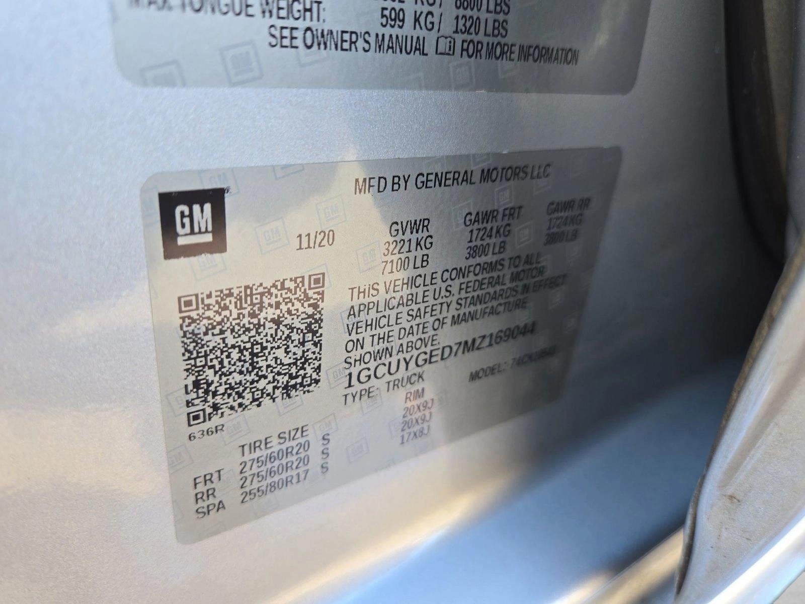 2021 Chevrolet Silverado 1500 Crew Cab Short Box 4-Wheel Drive LTZ